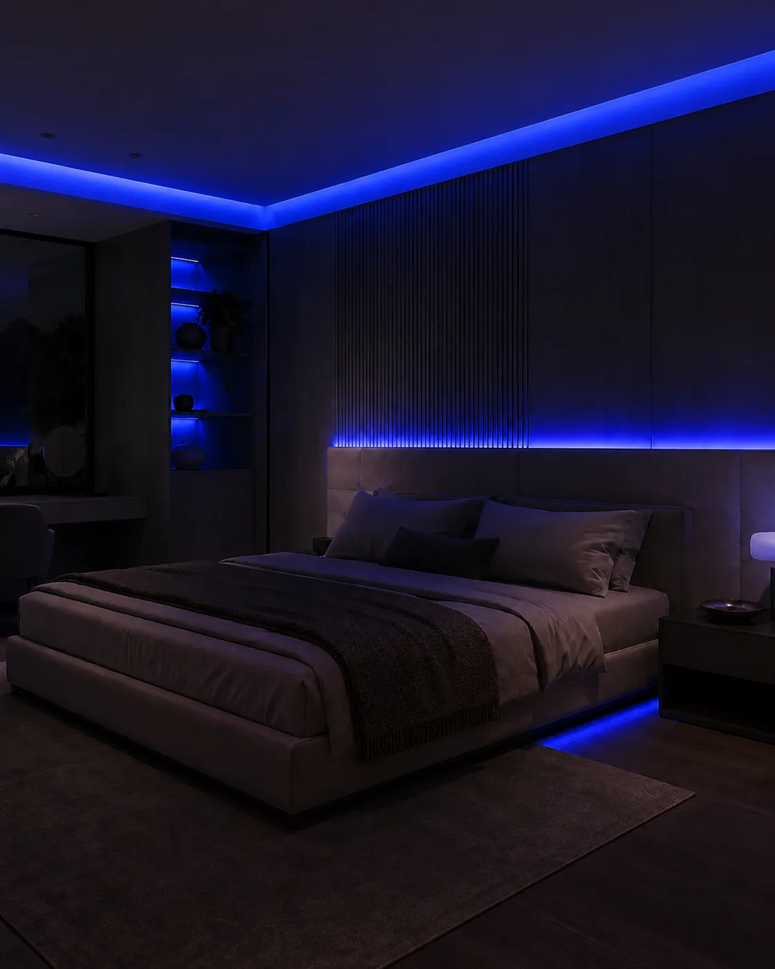 Ilumefy LumaLine - 2835 High-Density LED Strip, 12V, 120 LEDs/m, 10m — Deep Blue colour preview