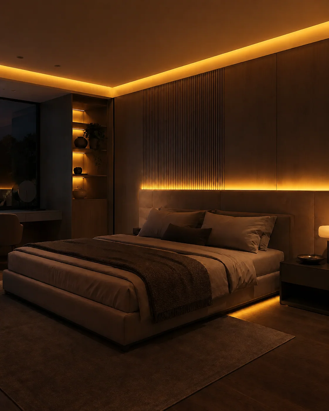 Ilumefy LumaLine - 2835 High-Density LED Strip, 12V, 120 LEDs/m, 10m — Golden colour preview