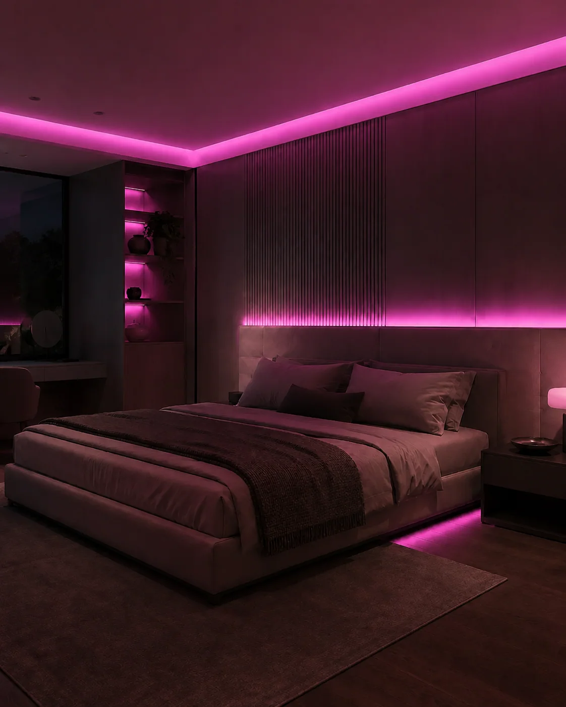 Ilumefy LumaLine - 2835 High-Density LED Strip, 12V, 120 LEDs/m, 10m — Pink colour preview