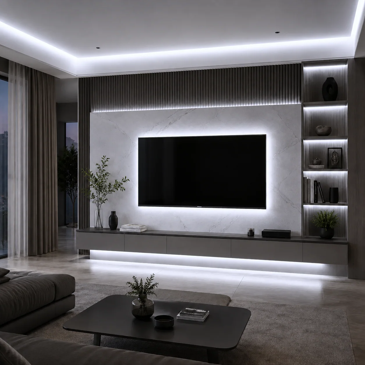 Ilumefy LumaLine 220V LED Strip - 240 LEDs/m, 10m — Cool White / White - 6500K colour preview